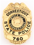 CONNECTICUT STATE POLICE BADGE NO. 760