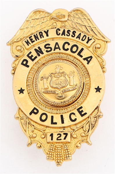 PENSACOLA FLORIDA POLICE BADGE NO. 127 NAMED
