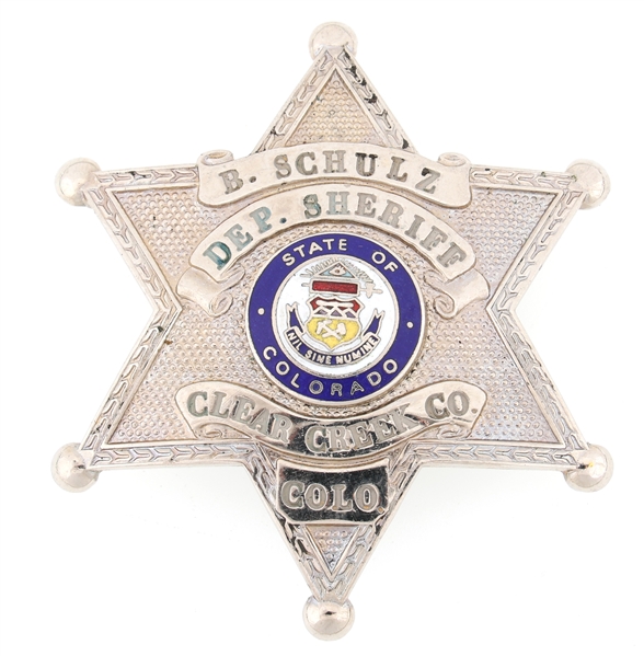 CLEAR CREEK COUNTY COLORADO DEPUTY SHERIFF BADGE