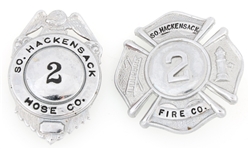 SOUTH HACKENSACK NEW JERSEY FIRE BADGES NO. 2