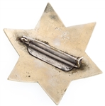 NEVADA CITY CALIFORNIA POLICE PIE PLATE BADGE NO. 7