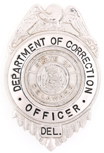 DELAWARE DEPARTMENT OF CORRECTION OFFICER BADGE