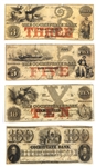BOSTON MA COCHITUATE BANK OBSOLETE NOTES $3 $5 $10 $100