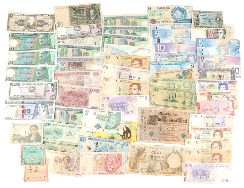 WORLD CURRENCY NOTES