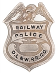 DELAWARE LACKAWANNA & WESTERN RAILROAD CO POLICE BADGE