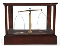 EARLY 20TH C. BECKER & SONS APOTHECARY SCALE