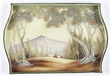NIPPON HAND PAINTED 4 PC SMOKING SET