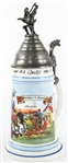GERMAN LITHOPANE BEER STEIN 