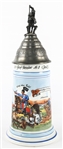 GERMAN LITHOPANE BEER STEIN 
