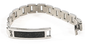 JOHAN STAINLESS STEEL CHONDRITE METEORITE BRACELET