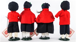 BYERS' CHOICE CAROLERS - LOT OF SIX