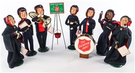 BYERS CHOICE CAROLERS - LOT OF SEVEN