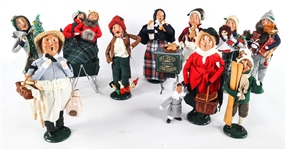BYERS CHOICE 95 & 96 THE CAROLERS DOLLS - LOT OF 10