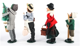 BYERS' CHOICE 95 & 96 THE CAROLERS DOLLS - LOT OF 10