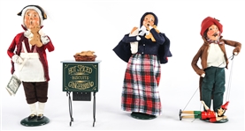 BYERS' CHOICE 95 & 96 THE CAROLERS DOLLS - LOT OF 10