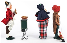 BYERS' CHOICE 95 & 96 THE CAROLERS DOLLS - LOT OF 10
