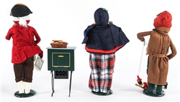 BYERS' CHOICE 95 & 96 THE CAROLERS DOLLS - LOT OF 10