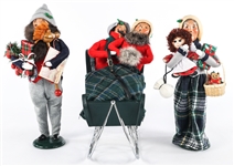 BYERS' CHOICE 95 & 96 THE CAROLERS DOLLS - LOT OF 10