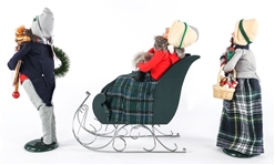 BYERS' CHOICE 95 & 96 THE CAROLERS DOLLS - LOT OF 10