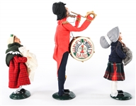 BYERS' CHOICE THE CAROLERS DOLLS - LOT OF 10