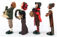 BYERS' CHOICE THE CAROLERS DOLLS - LOT OF 10