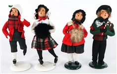 BYERS' CHOICE CAROLERS - LOT OF NINE