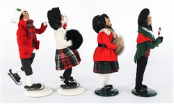 BYERS' CHOICE CAROLERS - LOT OF NINE