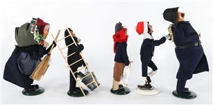 BYERS' CHOICE CAROLERS - LOT OF NINE