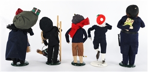 BYERS' CHOICE CAROLERS - LOT OF NINE