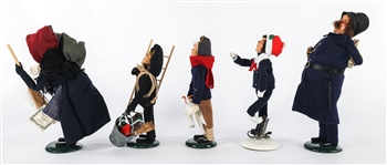 BYERS' CHOICE CAROLERS - LOT OF NINE