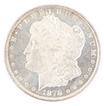1879-P 8TF US SILVER MORGAN DOLLAR COIN