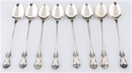 ONEIDA STERLING SILVER AFTERGLOW ICED TEA SPOONS