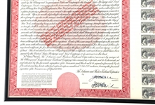 $1000 ALBANY & SUSQUEHANNA RAILROAD CO. SPECIMEN BOND