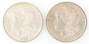 1885 US SILVER MORGAN DOLLAR COINS