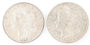 1888 US SILVER MORGAN DOLLAR COINS
