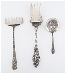 20TH C. STERLING SILVER SERVING UTENSILS - LOT OF 3