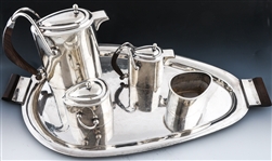 MID 20TH C. MEXICAN STERLING SILVER TEA SET - 5 PC SET