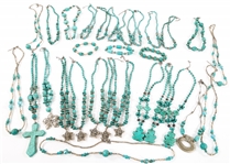 COSTUME HOWLITE NECKLACES AND BRACELETS