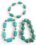COSTUME HOWLITE NECKLACES AND BRACELETS