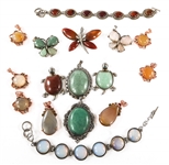 JEWELERY CHARMS AND STONE PENDANTS  