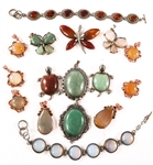 JEWELERY CHARMS AND STONE PENDANTS  