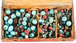 BEADED COSTUME JEWELRY EARRINGS & BRACELETS
