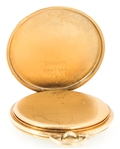 20TH C. HAMILTON MEN'S GOLD FILLED CASE POCKET WATCH