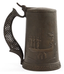 UKRAINIAN MONUMENT COMMEMORATIVE METAL TANKARD
