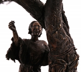 KEN MARTIN JR INDIAN BURIAL BRONZE STATUE 5/125 EDITION