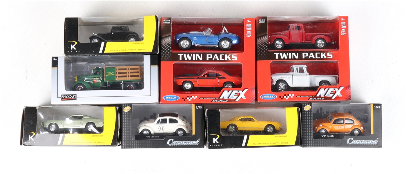 NEX, K-LINE, SPECCAST, & CARARAMA MODEL AUTOMOBILES