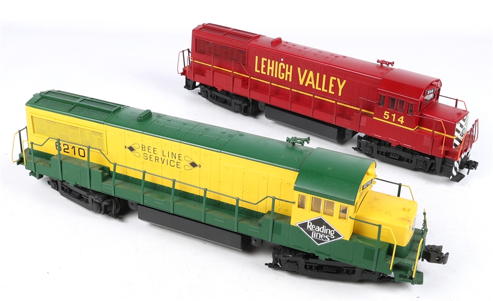 WEAVER O GAUGE MODEL TRAIN LOCOMOTIVES - LOT OF 2