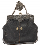 20TH C. BEADED BAGS AND LEATHER COIN PURSES