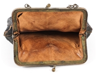 20TH C. BEADED BAGS AND LEATHER COIN PURSES