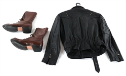CORCORAN LEATHER JUMP BOOTS & WILD RIDER LEATHER JACKET